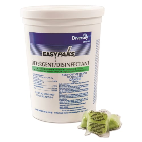 Easy Paks® Detergent Disinfectant, Lemon Scent, 5oz